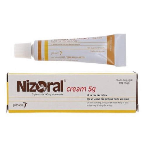 NIZ0RAL CREAM 5G. TR NẤM NGOÀI DA, LANG BEN.