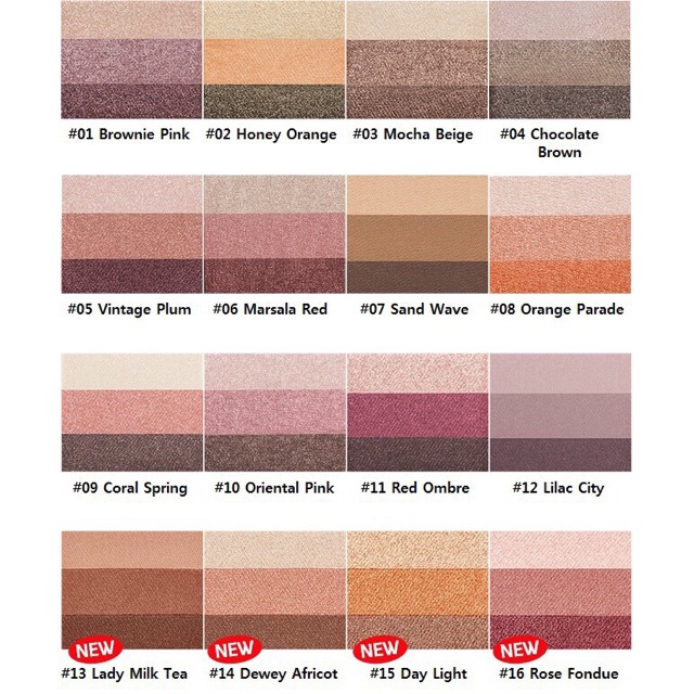 Phấn mắt 3 màu Misha triple shadow