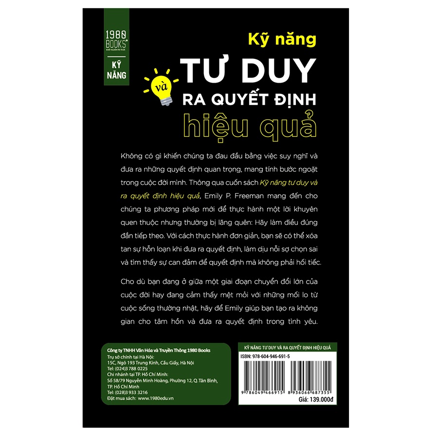 Sách - Kỹ Năng Tư Duy Và Ra Quyết Định Hiệu Quả