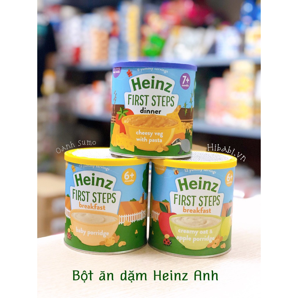 BỘT ĂN DẶM Heinz Anh cho bé Date 09 2022