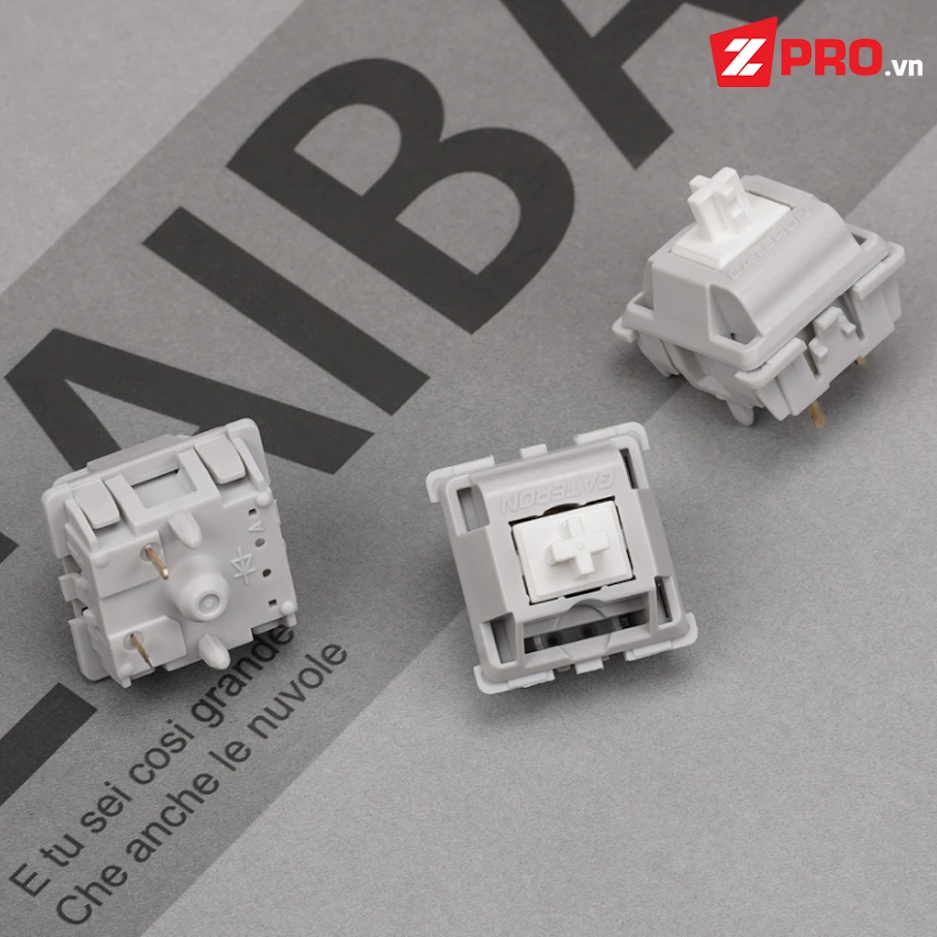 Switch Gateron Silver Blizzard (Ks035) dùng cho phím cơ