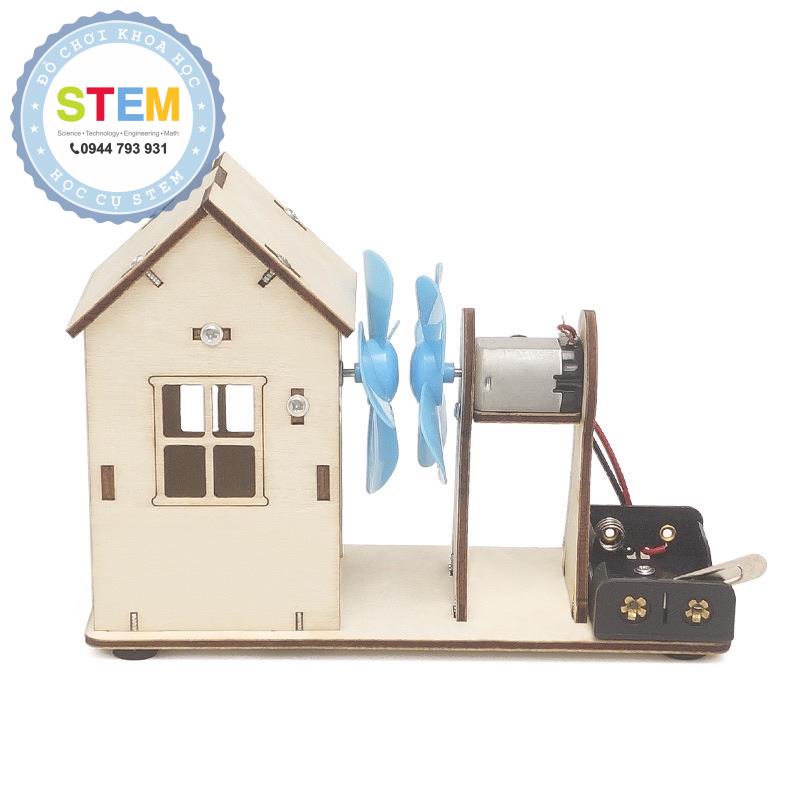 Nhà Năng Lượng Gió tự lắp ráp DIY| Đồ chơi STEM