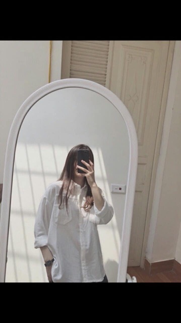Áo sơ mi nhung tăm dáng thụng cao cấp