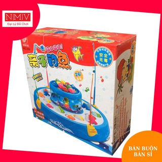 Bộ Câu Cá 2 Tầng Xoay Tròn, Có Nhạc Giúp Trẻ Khéo Léo (CC356)