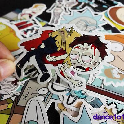 Bộ 35 miếng dán trang trí chống thấm nước hình anime