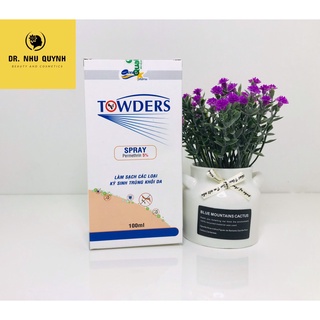 Dung dịch xịt ghẻ và ký sinh trùng Towders Spray 100ml