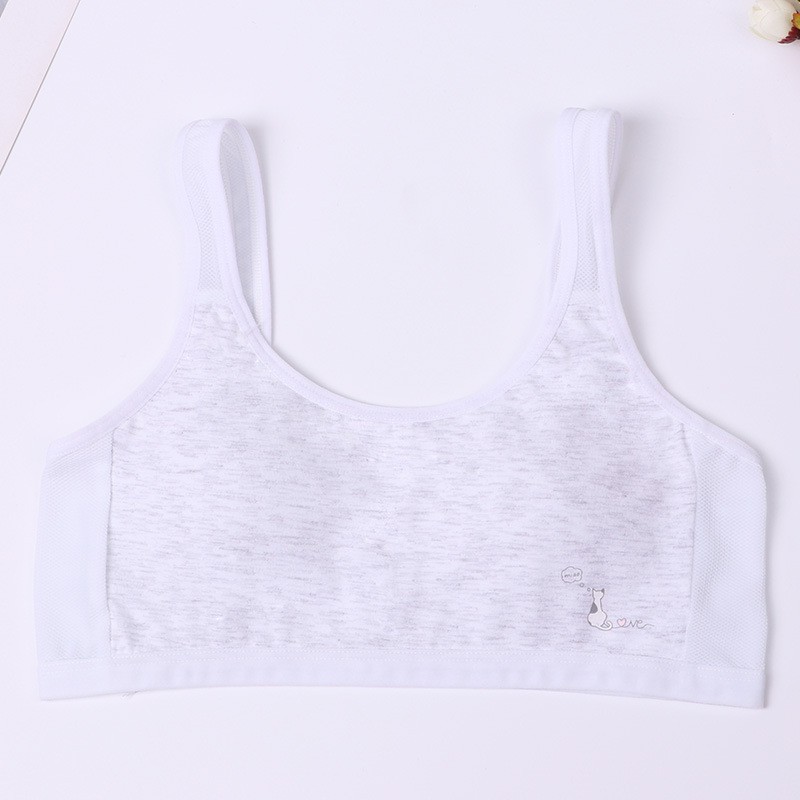 Bra/ áo lá bé gái mới lớn - áo lót 2 lớp + mút mỏng cotton phong cách Hàn Quốc thoáng mát MK-582 | BigBuy360 - bigbuy360.vn