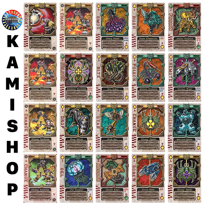 Card Rouze Blade KAMISHOP Thẻ Kamen Rider Blade