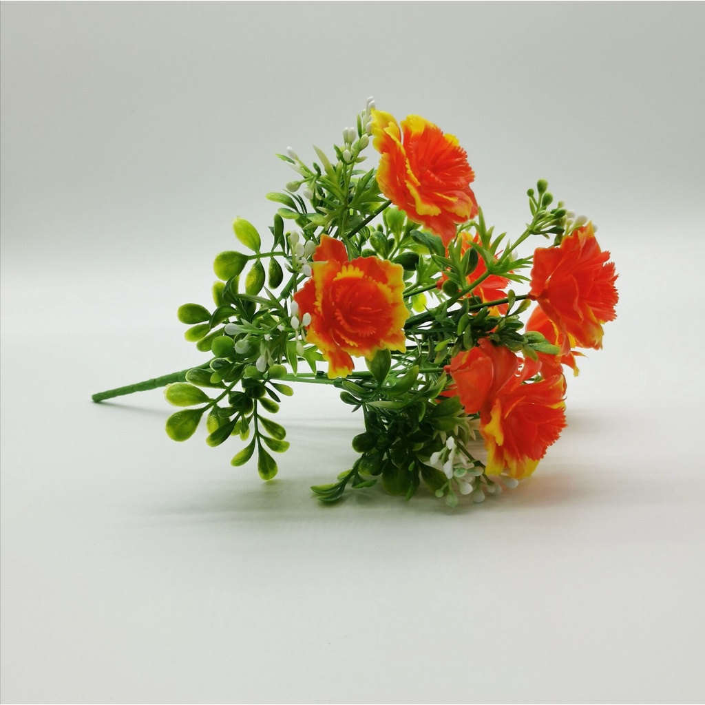 Chùm cành Hoa Dâm Bụt nhựa mô phỏng trang trí bình