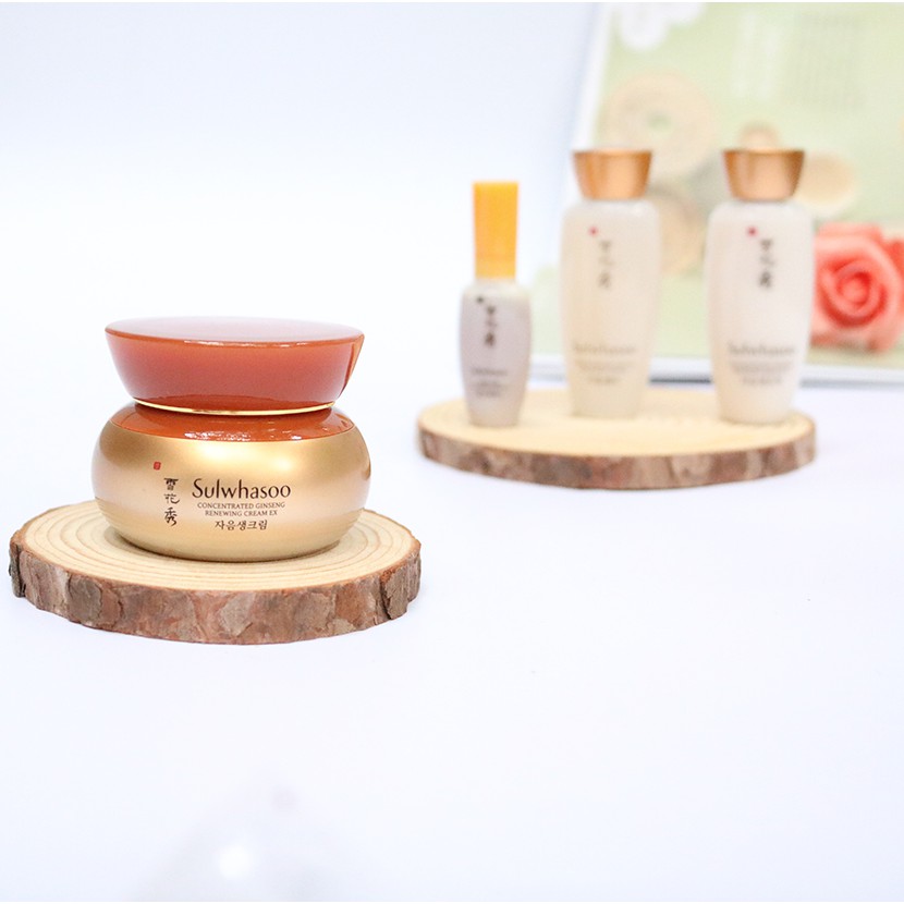 [Duy nhất] Kem sâm Sulwhasoo Concentrated Ginseng Renewing Cream Ex 10ml tách set