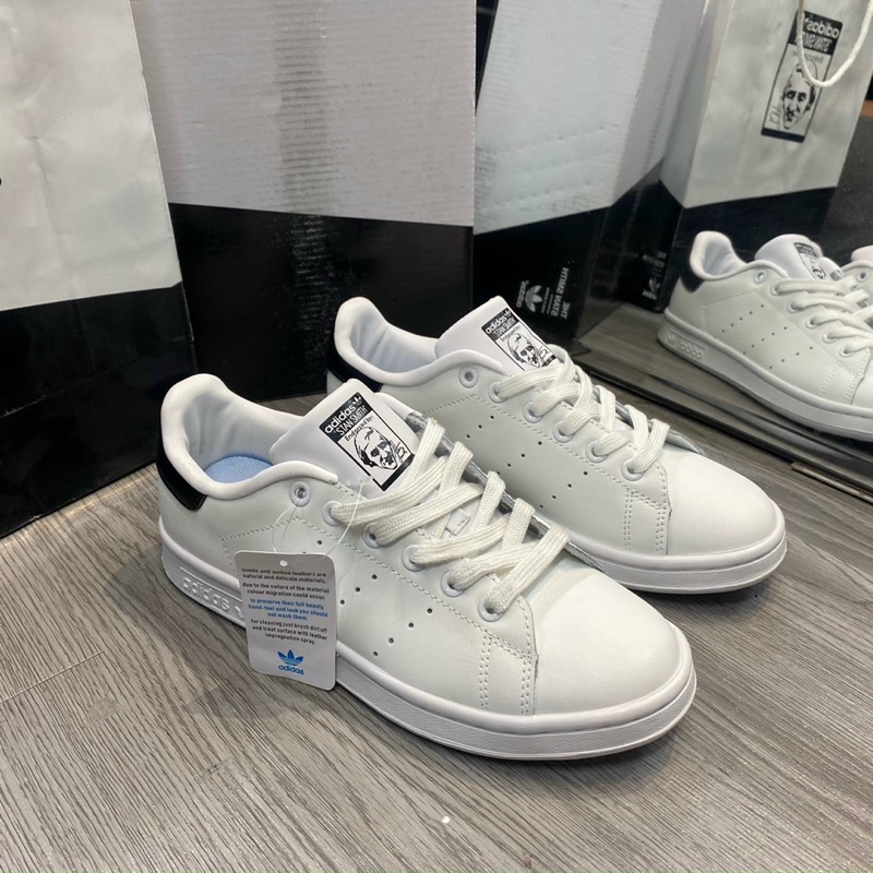 Giầy Stan Smith đen xanh hàng cao câp 11 full phụ kiện