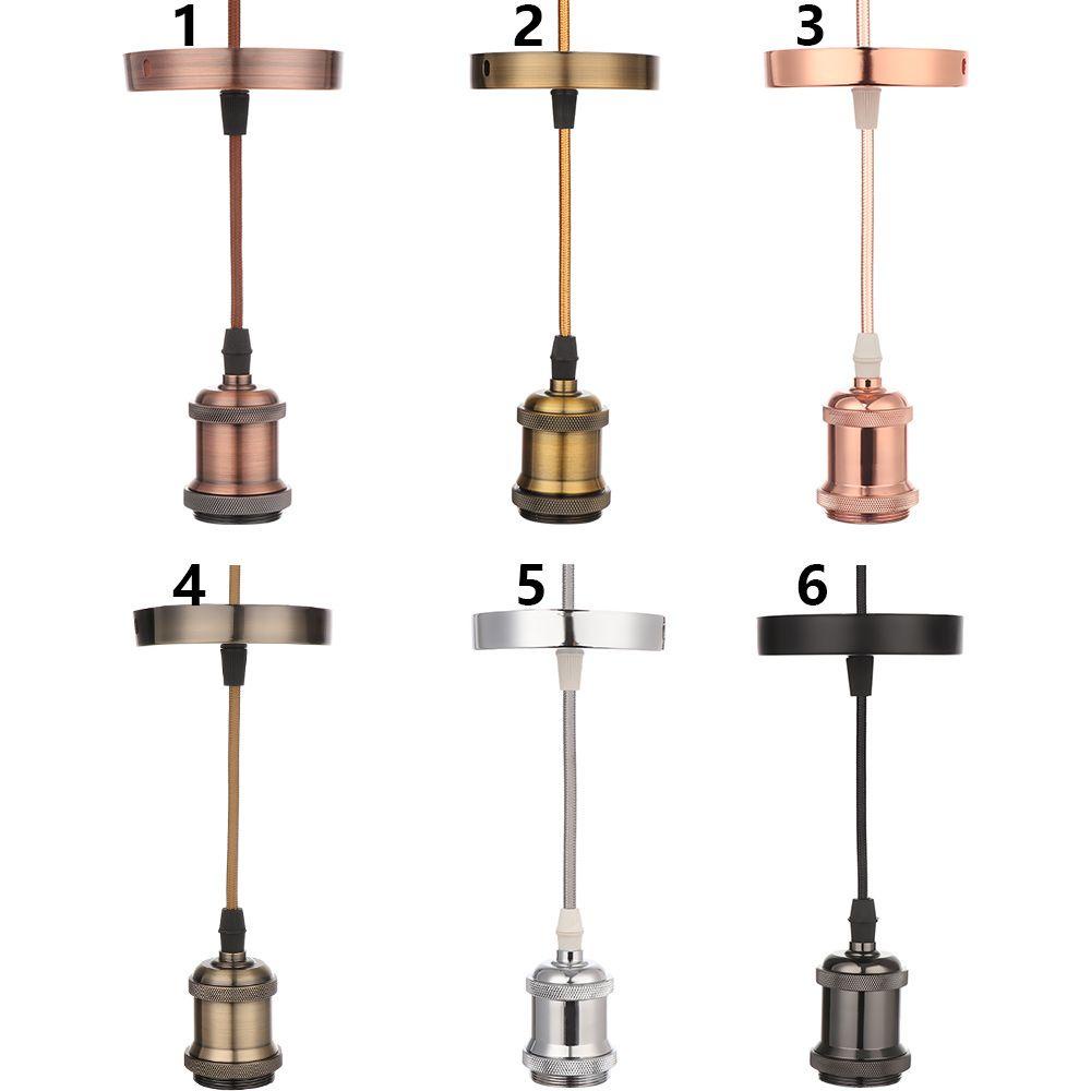 GOGOUP Chuôi Bóng Đèn E27 Bằng Nhôm Hình Vỏ Sò Phong Cách Cổ Điển Độc Đáo Trang Trí Nhà