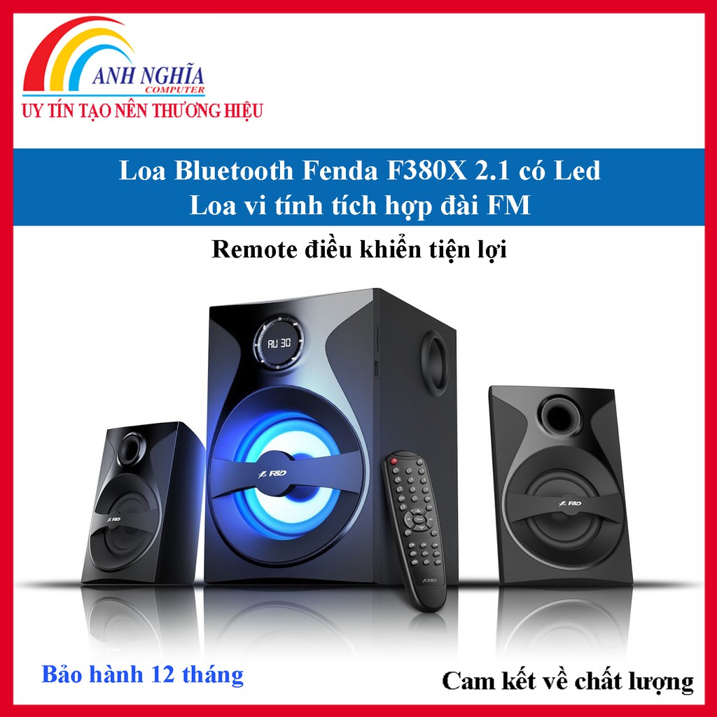 Loa Bluetooth Fenda F380X 2.1 Loa Vi Tính tích hợp Đài FM