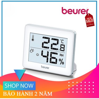 Nhiệt ẩm kế Beurer HM16 xuất xứ từ Đức giúp bạn chăm sóc sức khỏe gia đình hiệu quả, Tiện dụng để treo tường hoặc để bàn