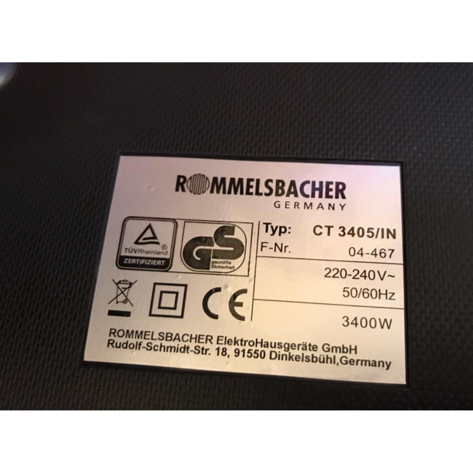 Bếp từ đôi Rommelsbacher CT 3405/IN