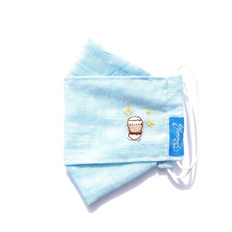 Khẩu trang Linen premium lót cotton mát mịn nhẹ với biểu tượng may mắn! | BigBuy360 - bigbuy360.vn