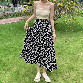 [Order] Chân váy hoa cúc quảng châu