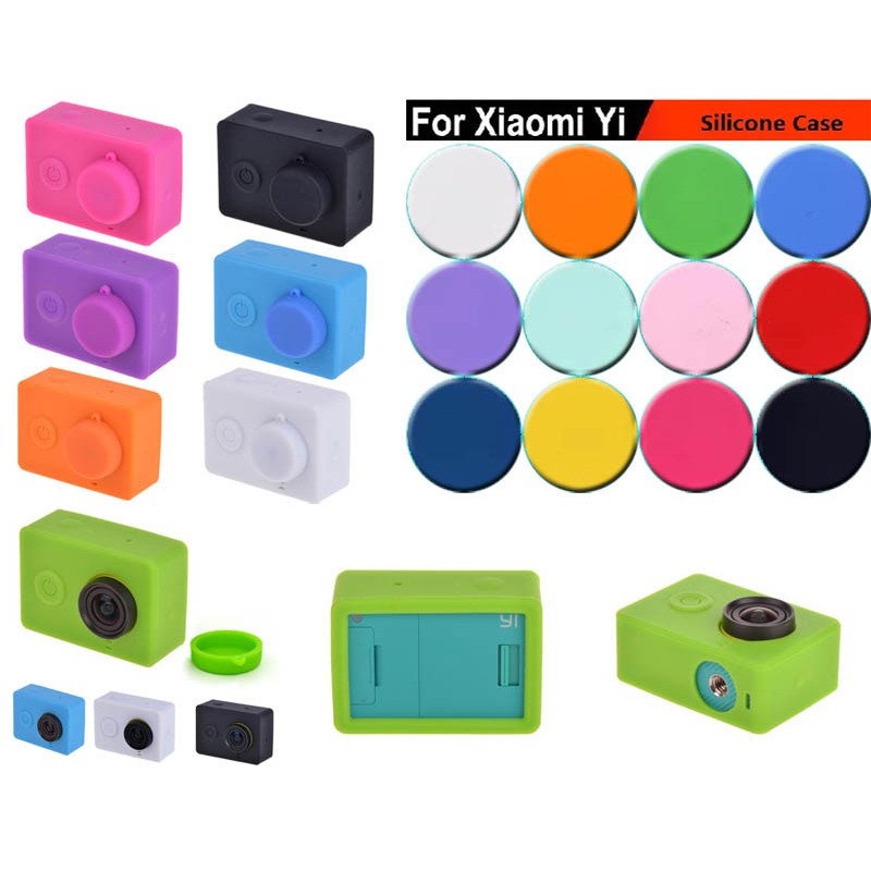 Silicon Bảo Vệ Máy Và Ống Kính Cho Camera Xiaomi YI | BigBuy360 - bigbuy360.vn