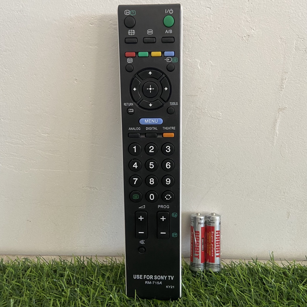 REMOTE TIVI SONY. ĐIỀU KHIỂN TIVI SONY LCD RM-715. HÀNG CHUẨN ĐẸP. TẶNG KÈM PIN...