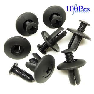 Set đinh tán gắn nhanh bằng nhựa 8mm dành cho tấm cản xe hơi thông dụng