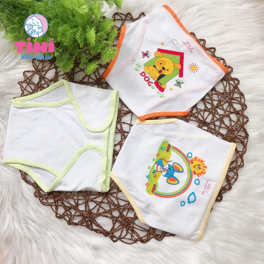 Tả dán sơ sinh in họa tiết dễ thương Yến Trân set 3 cái