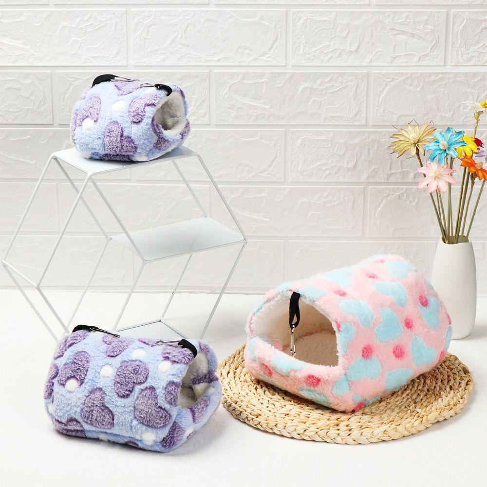 WATTLE Nhà Vải Mềm Ấm Áp Thoải Mái Cho Chuột Hamster