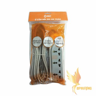 Ổ Cắm Nối Dài Comet CES2305 (2 Ổ cắm điện, dây dài 5 mét)