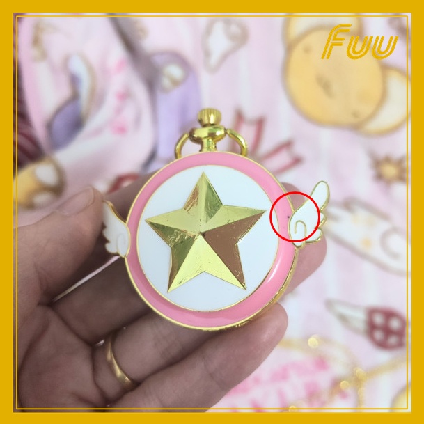 (Đọc kĩ mô tả) Dây chuyền mặt đồng hồ Sakura Thủ Lĩnh Thẻ Bài, Thủy Thủ Mặt Trăng (Cardcaptor Sakura/Sailor Moon) mẫu 1 | BigBuy360 - bigbuy360.vn