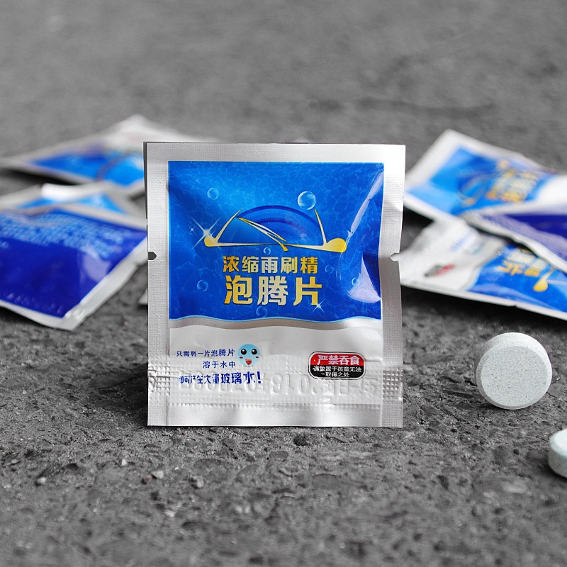 Viên sủi rửa kính ô tô không gây cặn, viên sủi cho xe hơi