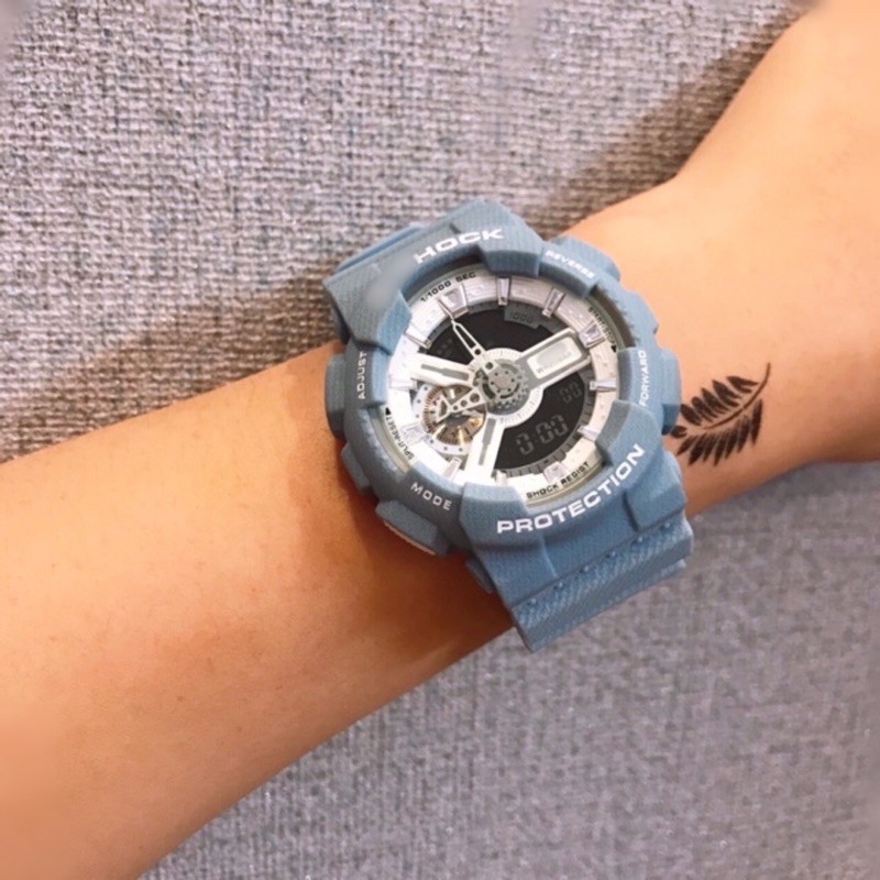 [watches.sg] DH Shock 110-GA xanh mint dây nhám năng động cho nam fuwx | WebRaoVat - webraovat.net.vn