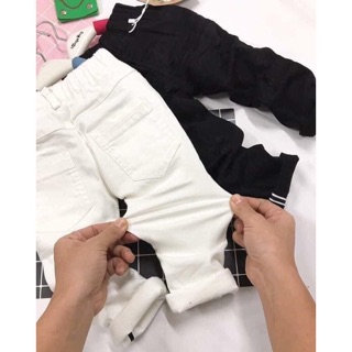 Quần kaki dài rách cho bé
