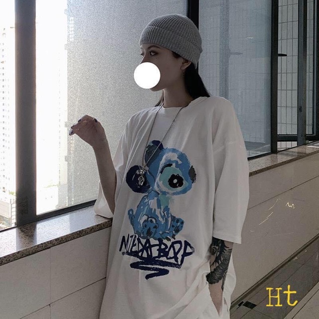 Áo phông Stich ngồi 2806 Tici H2O778