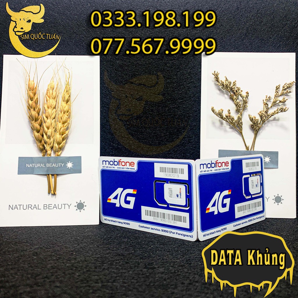 SIM 4G LOCAL A500 MOBIFONE FREE 1 TỶ GB-Dùng 1 năm