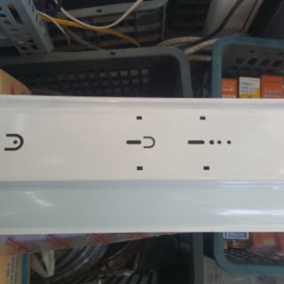Máng LED đôi liền chao 1,2m Asia ( Không bóng )