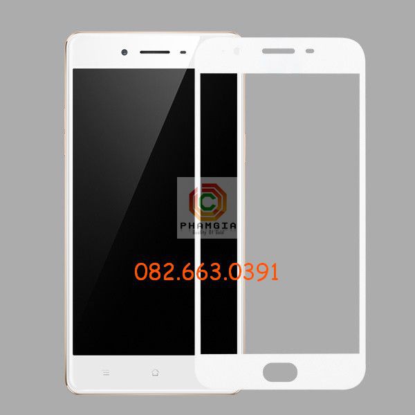 Kính cường lực Oppo A59 full màn hình 9H bền chuẩn