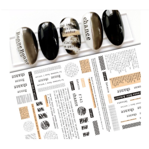 sticker trang trí nail