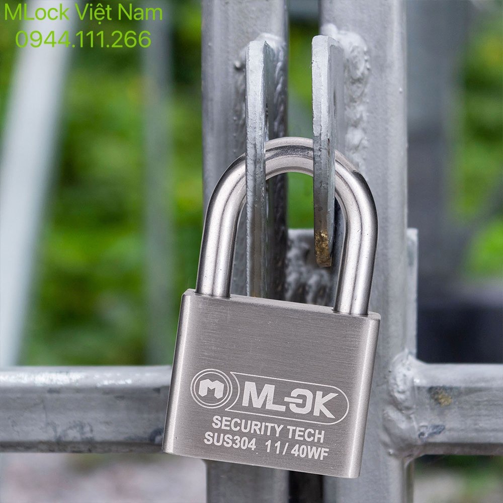Ổ khóa treo MLock inox 304 -11/50, 11/60 bảo hành 10 năm