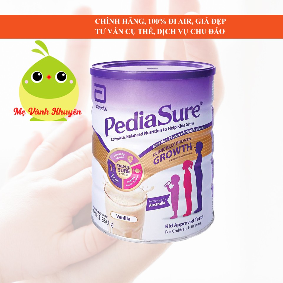 Sữa Pediasure Growth Úc 850g