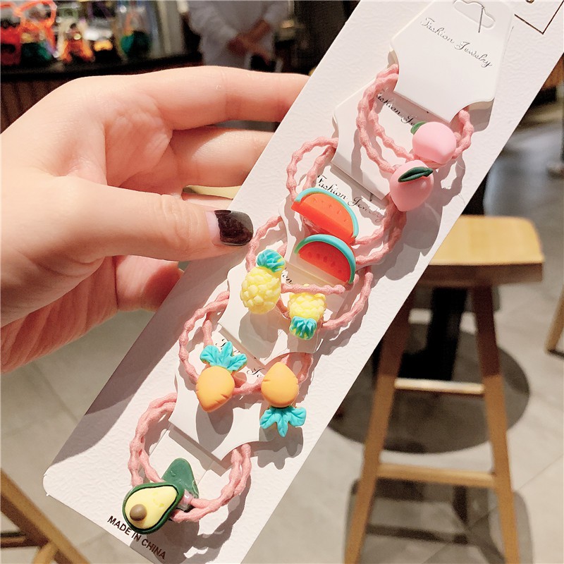 Set 1000/100/30 dây thun buộc tóc nhiều kiểu thời trang dễ thương