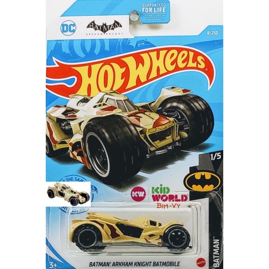 Xe mô hình Hot Wheels basic Batman Arkham Knight Batmobile GTB54.