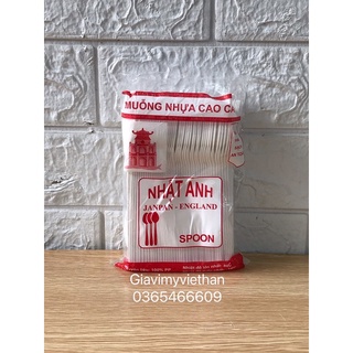 Set 100 chiếc thìa nhựa dùng 1 lần