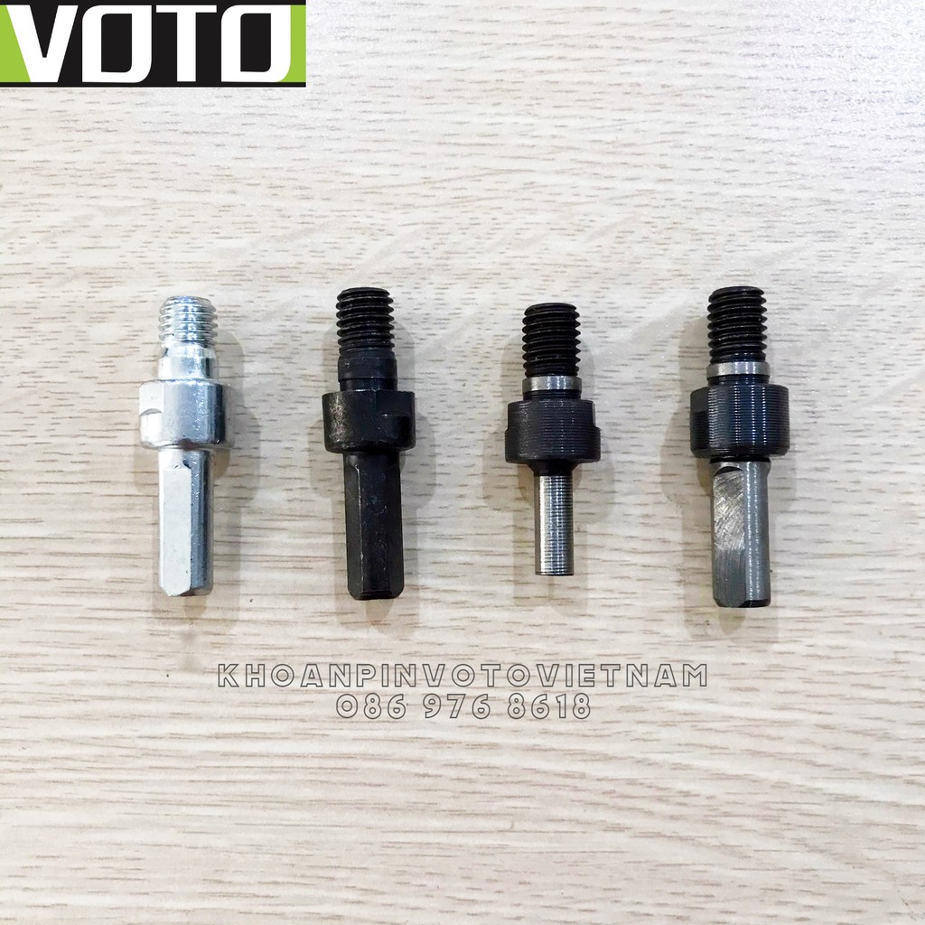 Đầu chuyển đổi máy khoan sang máy cưa, mài, cắt loại 6 - 10mm Voto