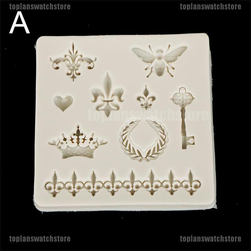 Khuôn Silicone Làm Bánh Hình Khung Ren Kiểu Vintage