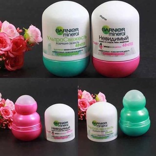 Lăn khử mùi diệt khuẩn Garnier Mineral Invisible 48h, không ố vàng áo, cam kết hết hôi nách