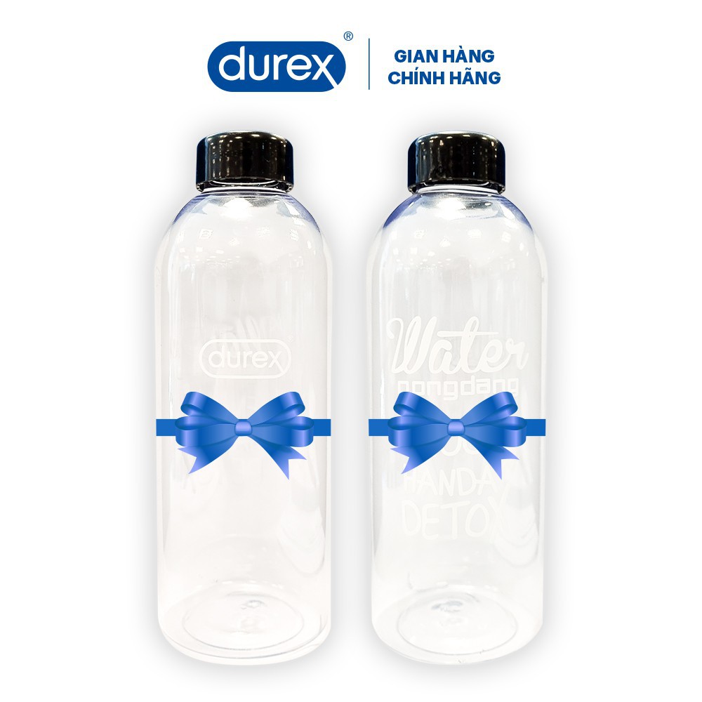 Quà tặng độc quyền Durex – Bình nước trong suốt thời trang dung tích 1000ml