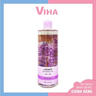 Nước hoa hồng toner derladie lavender natural moisture 500ml  hàn quốc VH285