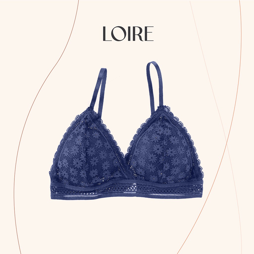 Áo Ngực Ren LOIRECHIC BR29 Không Gọng Đệm Mỏng FREESIZE