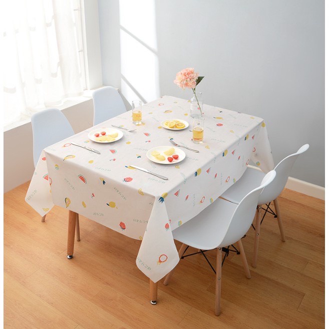 Khăn bàn nhựa pvc chống nước, trang trí bàn