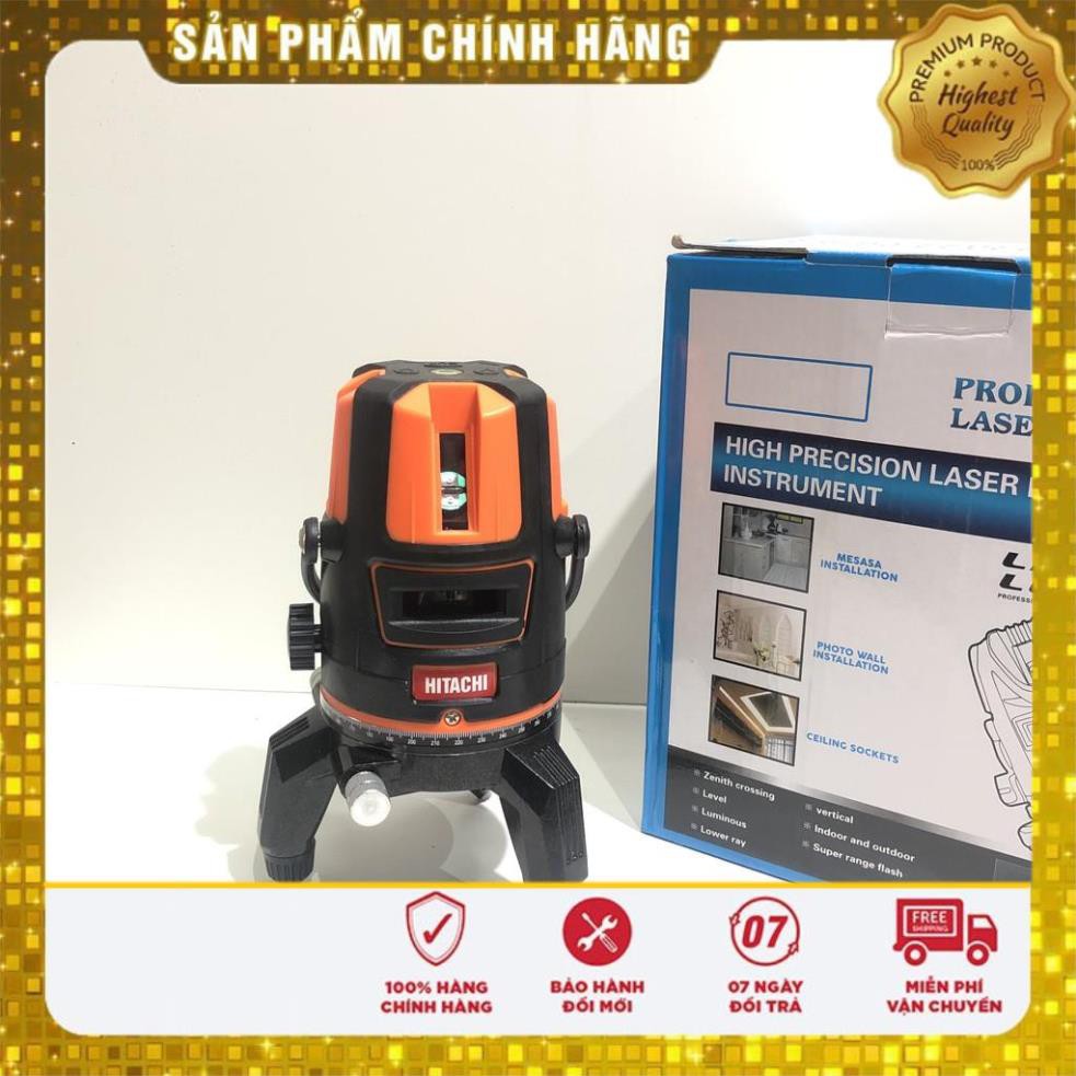 Máy cân bằng , Laser , bắn cos Hitachi 5 tia xanh