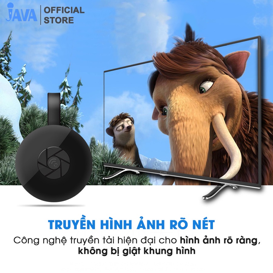 HDMI không dây Chrome Cast - Truyền hình ảnh video từ điện thoại, máy tính sang máy chiếu, màn hình, tivi